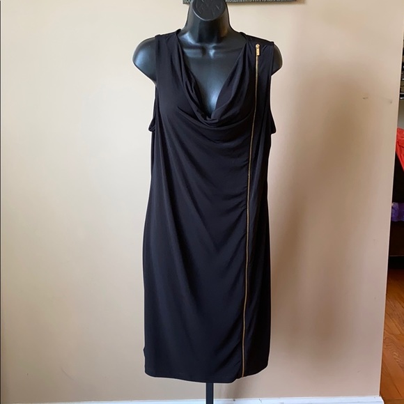 NWT CALVIN KLEIN WOMEN’S SOLID ZIPPER DRESS - Picture 7 of 12